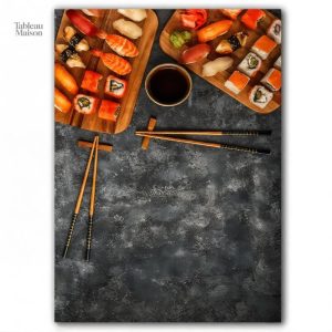 Décoration murale sushis, idéale pour les amateurs de cuisine