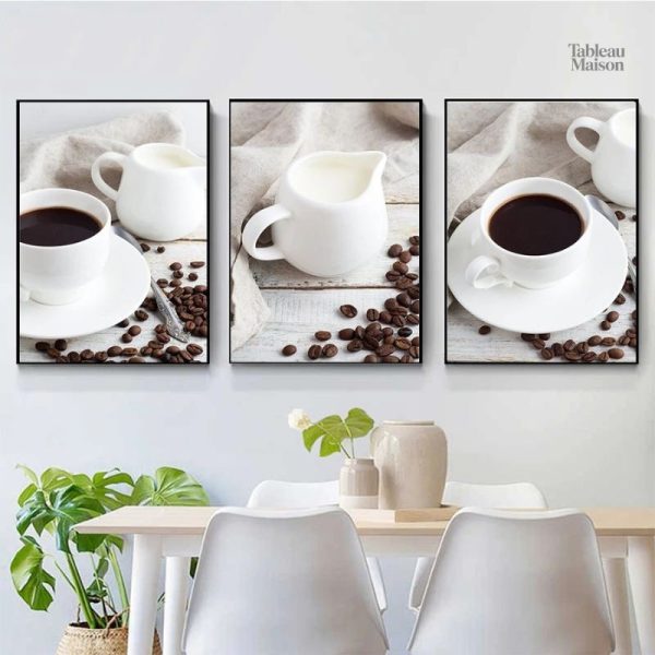 Tableau café décoratif pour cuisine