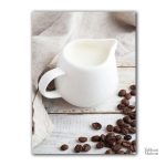 Tableau cuisine avec motif de tasse à café