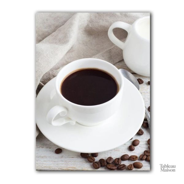 Illustration de café pour un style de cuisine chic