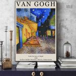 Tableau Terrasse du Café le Soir de Van Gogh