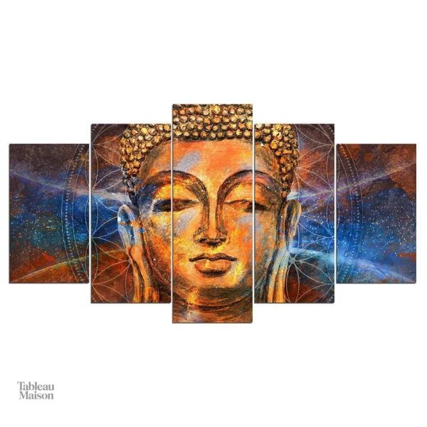 Art mural Bouddha, tableau inspirant pour la sérénité