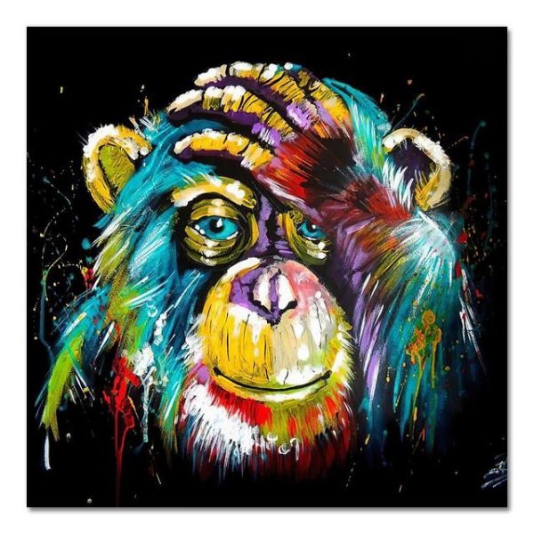 Tableau décoratif singe, design moderne et captivant