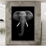 Œuvre d'art unique sur le thème de l'éléphant