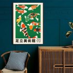 Art mural japonais représentant une scène de jazz vibrant