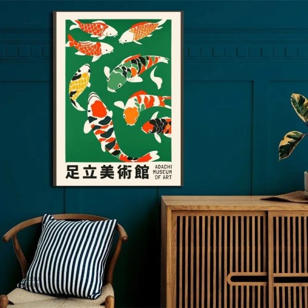 Art mural japonais représentant une scène de jazz vibrant
