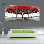 Art mural arbre de vie, symbole de connexion et d'harmonie