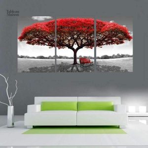 Art mural arbre de vie, symbole de connexion et d'harmonie