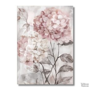 Décoration murale triptyque sur le thème des fleurs