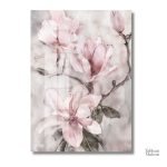 Tableau moderne en trois parties sur les fleurs