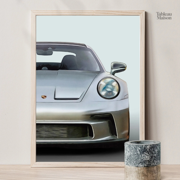 Art mural Porsche GT3 pour passionnés de voitures