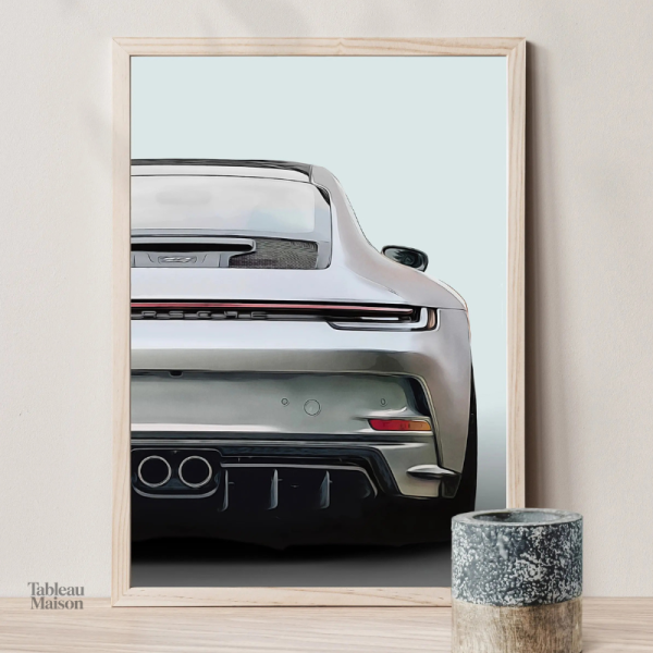Tableau Porsche GT3, un hommage à l'automobile