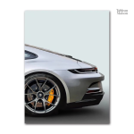 Tableau artistique représentant la Porsche GT3