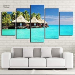 Tableau décoratif Maldives pour une ambiance tropicale