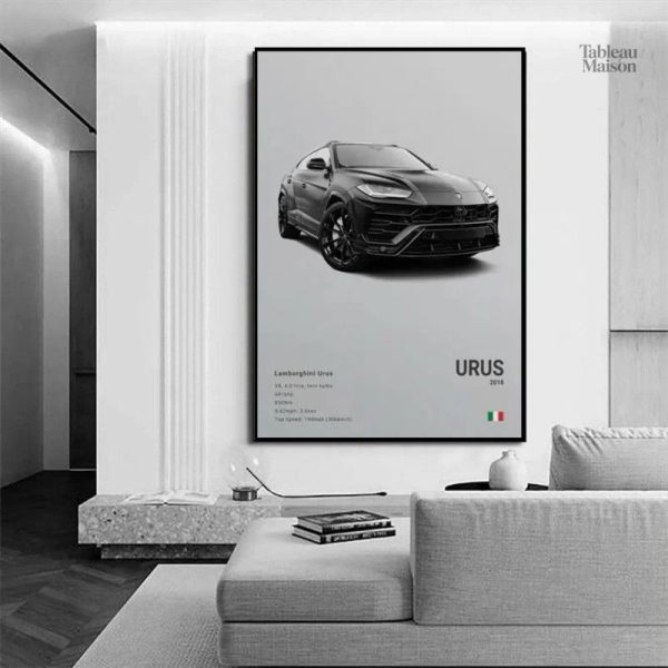 Tableau décoratif inspiré du modèle Urus