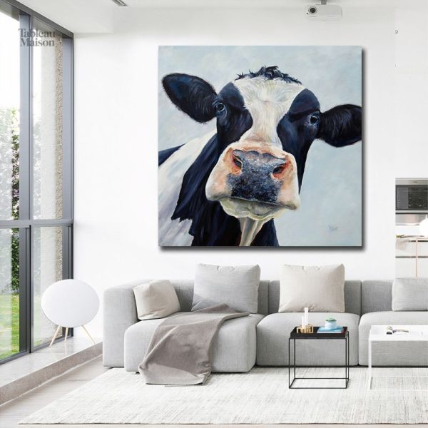 Tableau Vache à Lait décoratif pour les amateurs d'animaux