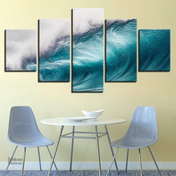 Tableau Vague décoratif en style moderne
