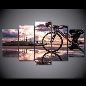 Tableau artistique inspiré par le style Colnago