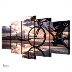 Tableau décoratif mettant en avant les couleurs Colnago