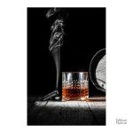 Œuvre d'art moderne sur le whisky pour une touche raffinée