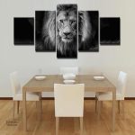 Tableau lion ancien, décoration murale inspirante