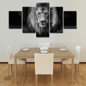 Tableau lion ancien, décoration murale inspirante
