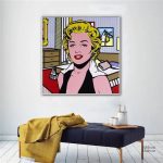 Tableau vintage pop art contemporain