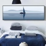 Tableau Voilier sur Lac