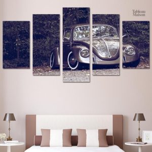 Art mural VW Coccinelle pour passionnés de voitures
