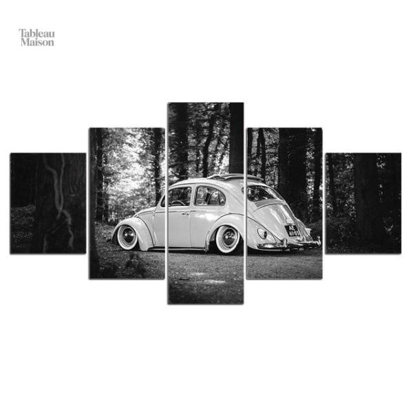 Illustration artistique VW Cox pour collectionneurs et passionnés