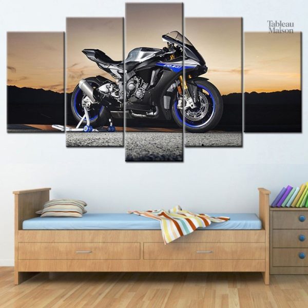Tableau décoratif moto, design Yamaha YZF R1