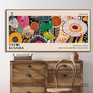 Art japonais contemporain inspiré par l'œuvre de Kusama
