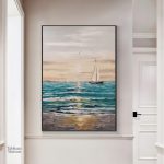 Tableau paysage marin envoûtant