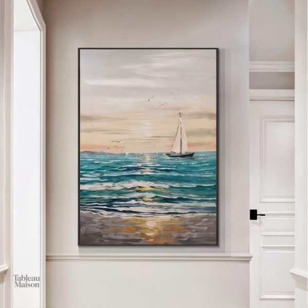 Tableau paysage marin envoûtant