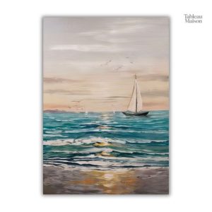 Tableau de paysage marin apaisant