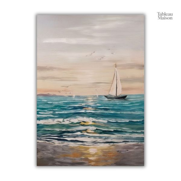 Tableau de paysage marin apaisant