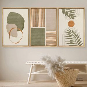 Art mural abstrait pour décoration moderne