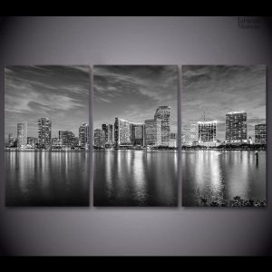 Décor mural représentant le Miami River en Floride