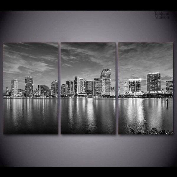 Décor mural représentant le Miami River en Floride