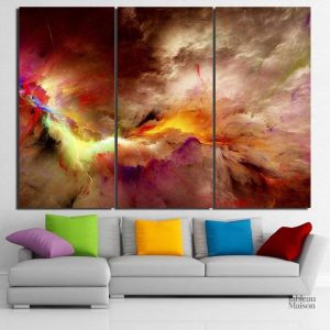 Tableau Nuages roses, décoration murale douce et apaisante