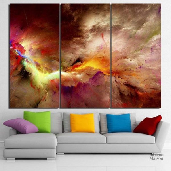 Tableau Nuages roses, décoration murale douce et apaisante
