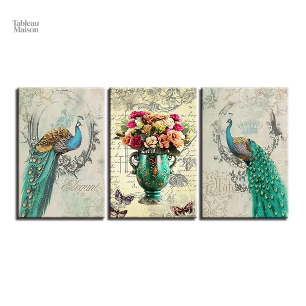Représentation d'animaux dans un tableau baroque captivant