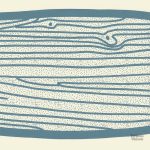Tableau décoratif en bois avec motif de surf