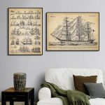 Tableau Voilier Navigateur décoratif pour passionnés de nautisme