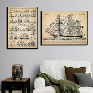 Tableau Voilier Navigateur décoratif pour passionnés de nautisme
